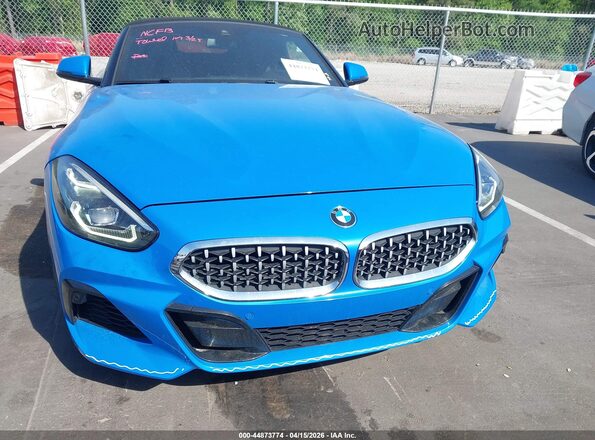 WBAHF3C08LWW57075 2020 BMW Z4 Синий Вид щитка приборов