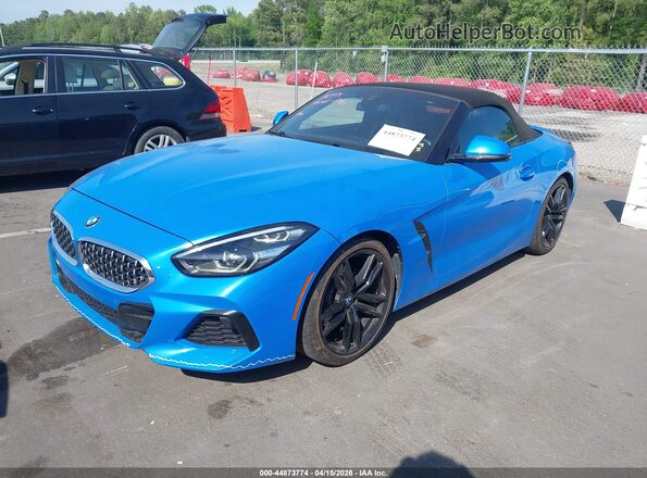 WBAHF3C08LWW57075 2020 BMW Z4 Синий Передняя левая четверть