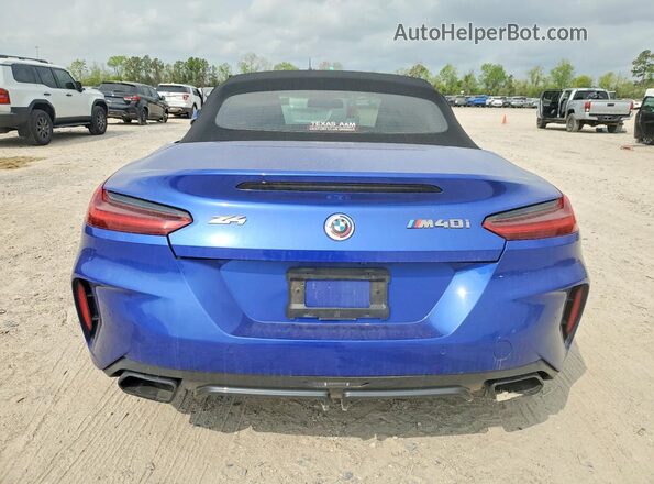 WBAHF9C04PWY20166 2023 BMW Z4 Синий Вид задних сидений
