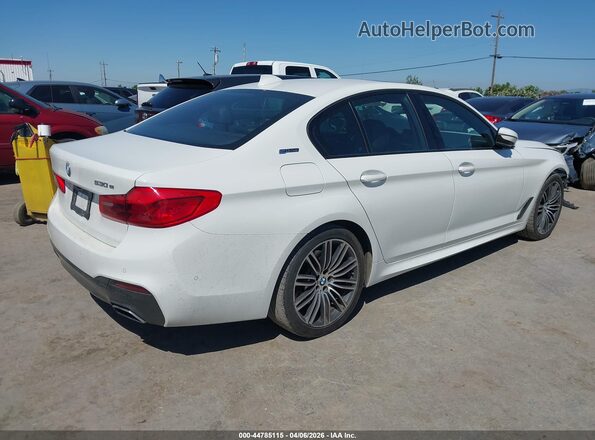 WBAJA9C53KB388231 2019 BMW 5 SERIES White Задня права чверть