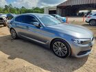 2019 Bmw 530e Gray vin: WBAJA9C57KB388474