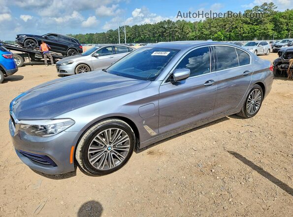 WBAJA9C57KB388474 2019 BMW 5 SERIES Gray Передня ліва чверть