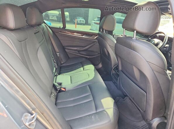 WBAJA9C57KB388474 2019 BMW 5 SERIES Gray Вид задніх сидінь
