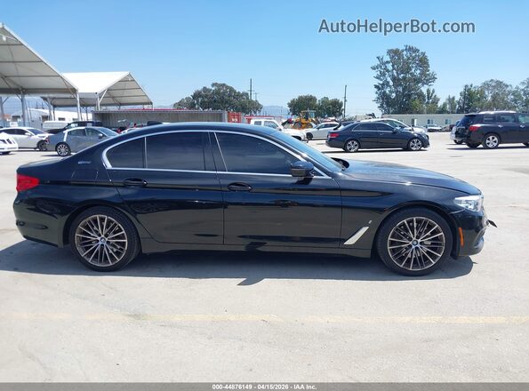 WBAJA9C57KB389155 2019 BMW 5 SERIES Black Widok wnętrza 360 stopni