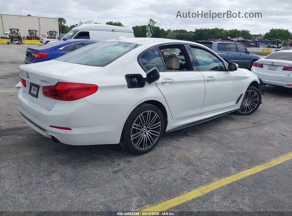 WBAJB1C03LCE08673 2020 BMW 5 SERIES Белый Задняя правая четверть