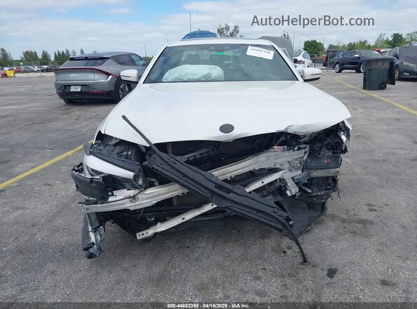 WBAJB1C03LCE08673 2020 BMW 5 SERIES Белый Вид задней части салона
