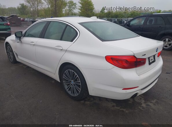 WBAJB1C04LCE38832 2020 BMW 5 SERIES White Trasero izquierdo