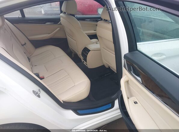 WBAJB1C04LCE38832 2020 BMW 5 SERIES White Vista de la etiqueta del VIN