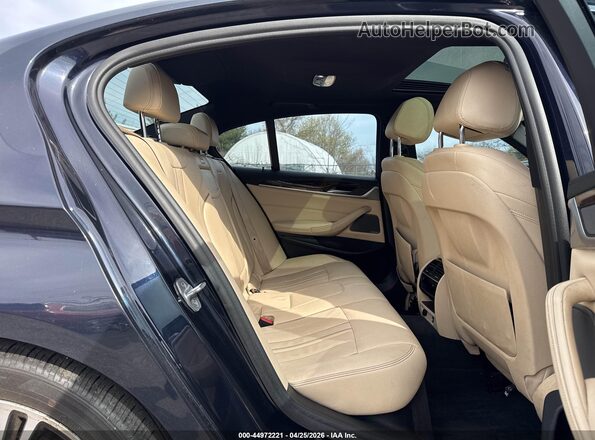 WBAJB1C54JB084547 2018 BMW 5 SERIES Синий Вид спереди