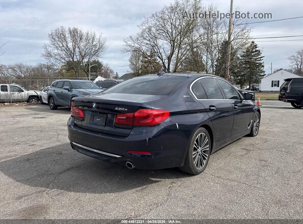 WBAJB1C54JB084547 2018 BMW 5 SERIES Синий Задняя правая четверть
