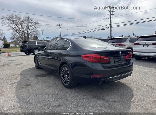 WBAJB1C54JB084547 2018 BMW 5 SERIES Синий Задняя левая четверть