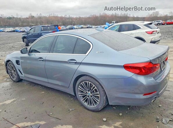 WBAJB1C56KB376282 2019 BMW 5 SERIES Silver Задня ліва чверть