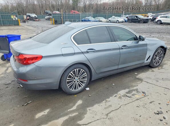 WBAJB1C56KB376282 2019 BMW 5 SERIES Silver Задня права чверть
