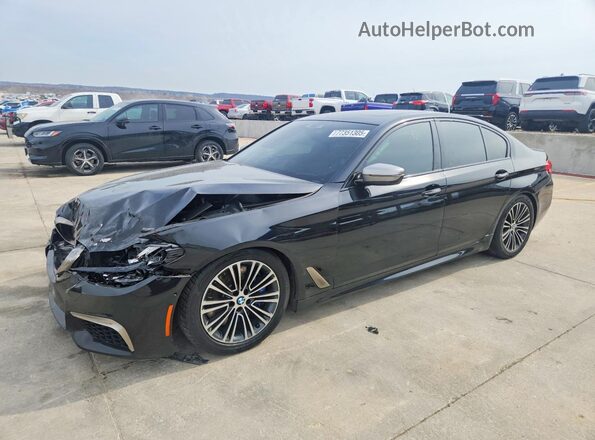 WBAJB9C56JB036627 2018 BMW M5 Black წინა მარცხენა ხედი სამი მეოთხედიდან