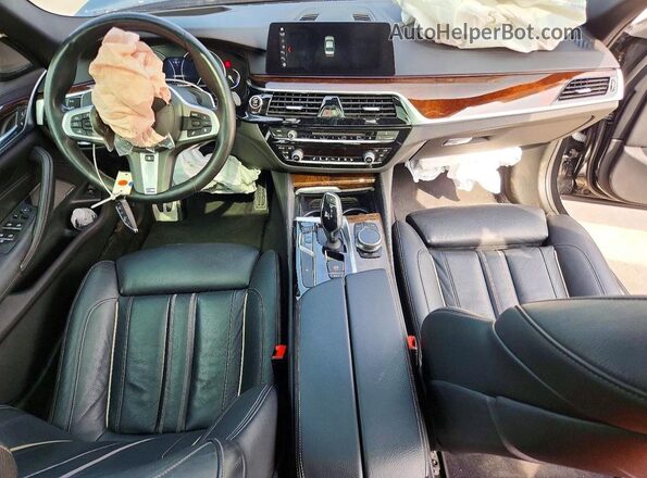 WBAJB9C56JB036627 2018 BMW M5 Black წინა პანელის ხედი