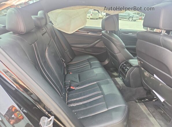 WBAJB9C56JB036627 2018 BMW M5 Black უკანა სავარძლების ხედი