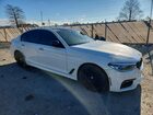 2018 Bmw M550xi White vin: WBAJB9C59JB035441