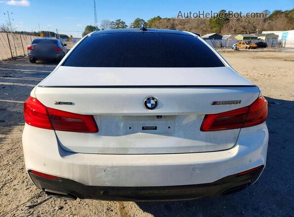 WBAJB9C59JB035441 2018 BMW M5 White Հետևի տեսք