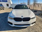 2018 Bmw M550xi White vin: WBAJB9C59JB035441