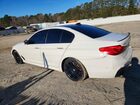 2018 Bmw M550xi White vin: WBAJB9C59JB035441