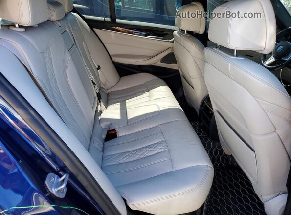 WBAJB9C59JB036458 2018 BMW M5 Синий Вид задних сидений