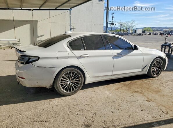 WBAJR3C03LCE66919 2020 BMW 5 SERIES Белый Задняя правая четверть