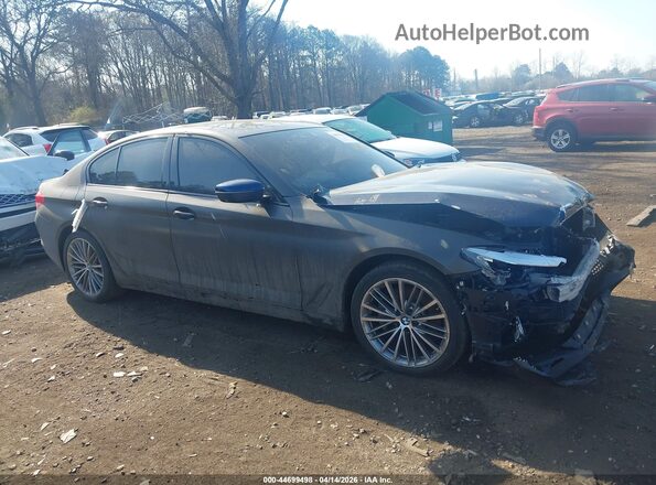 WBAJR7C09LWW79683 2020 BMW 5 SERIES Серый Вид задней части салона