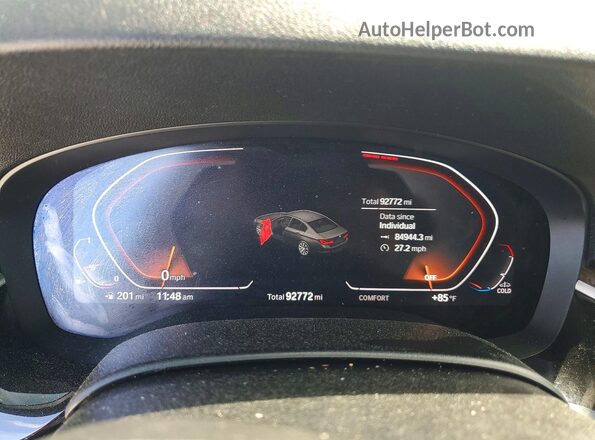 WBAJS1C03LCE49515 2020 BMW OTHER White Vista del cuadro de instrumentos