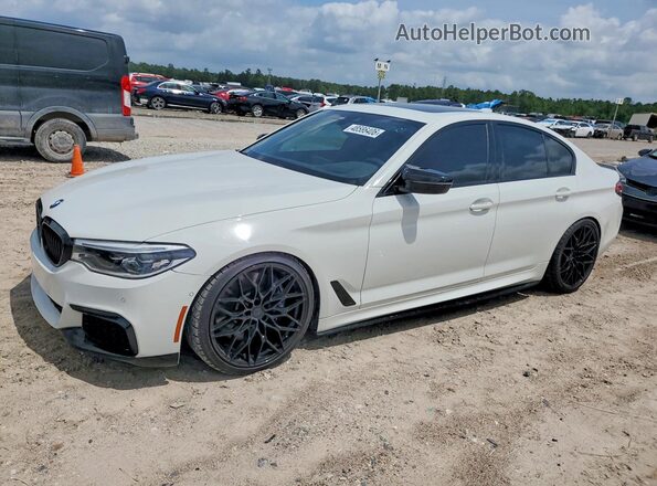 WBAJS7C05LCD82435 2020 BMW M5 White Vista tres cuartos delantera izquierda