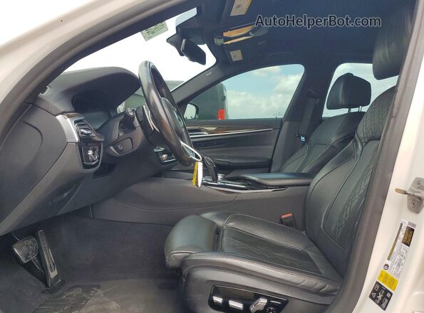 WBAJS7C05LCD82435 2020 BMW M5 White Vista interior delantera