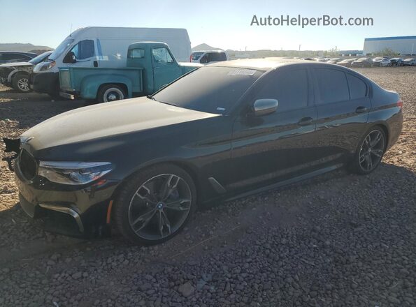WBAJS7C06LCD81410 2020 BMW M5 Black წინა მარცხენა ხედი სამი მეოთხედიდან