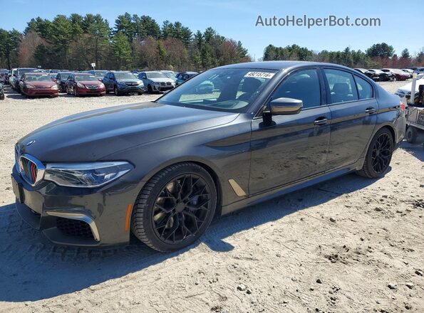 WBAJS7C0XLCD83774 2020 BMW M5 Gray წინა მარცხენა ხედი სამი მეოთხედიდან