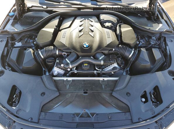 WBAJS7C0XLCD83774 2020 BMW M5 Gray უკანა სალონის ხედი