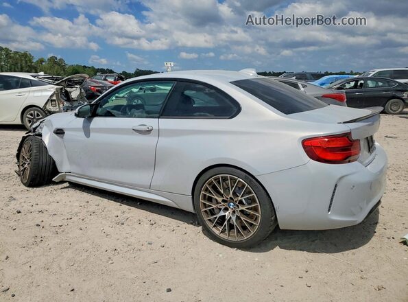WBS2U7C59KVB09331 2019 BMW M2 Серебряный Задняя левая четверть