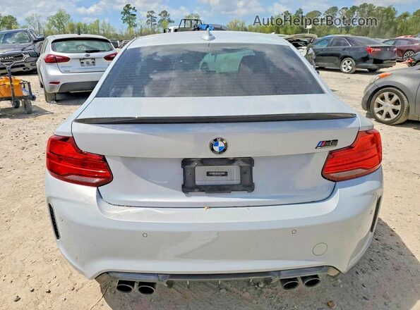 WBS2U7C59KVB09331 2019 BMW M2 Серебряный Вид сзади