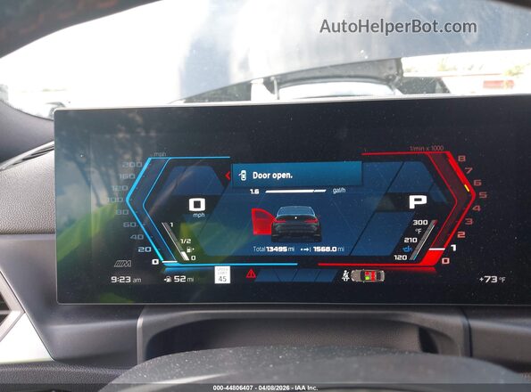 WBS33AY03RFS16488 2024 BMW M3 Black Вид задніх сидінь