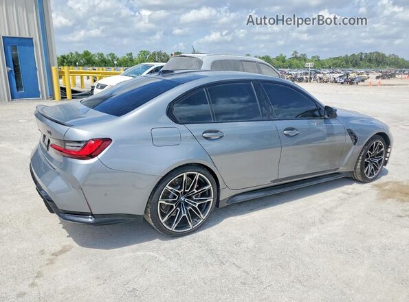 WBS33AY07RFS83644 2024 BMW M3 Gray Задня права чверть