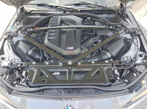 WBS33AY07RFS83644 2024 BMW M3 Gray Вид підкапотного простору