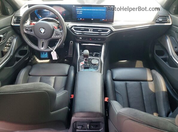 WBS33AY07RFS83644 2024 BMW M3 Gray Вид панелі приладів