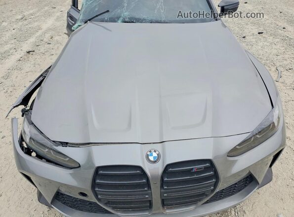 WBS33AY08PFP90601 2023 BMW M3 Gray Widok wnętrza z tyłu