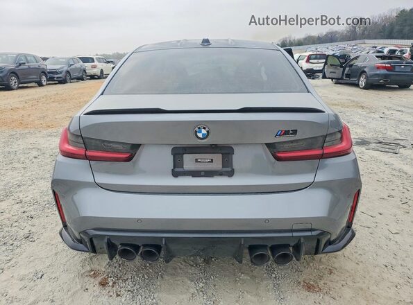 WBS33AY08PFP90601 2023 BMW M3 Gray Widok z tyłu