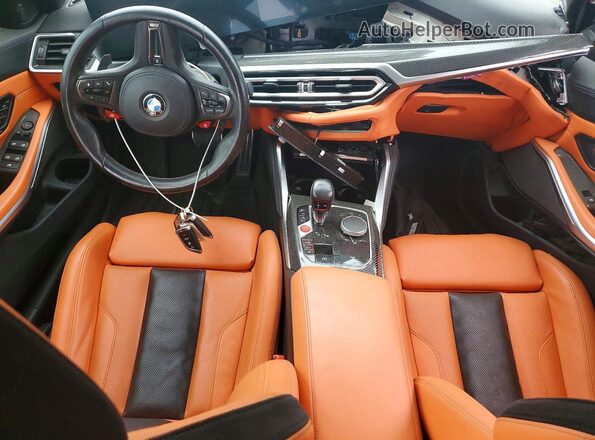 WBS33AY08PFP90601 2023 BMW M3 Gray Widok deski rozdzielczej