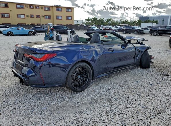 WBS33BA01RCN05306 2024 BMW M4 Синий Задняя правая четверть