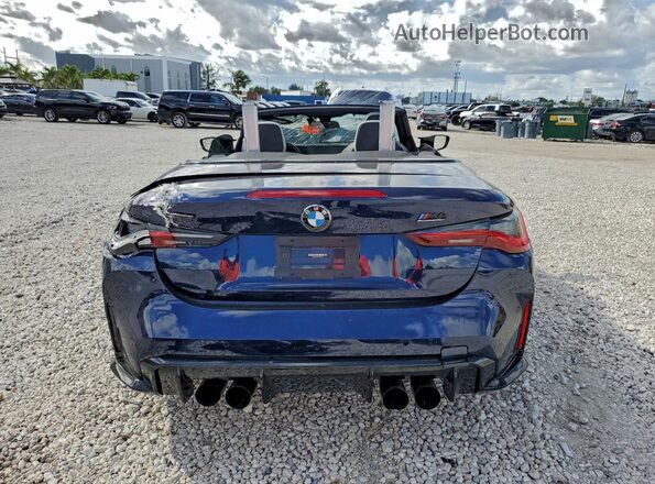 WBS33BA01RCN05306 2024 BMW M4 Синий Вид сзади
