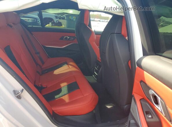 WBS43AY0XRFT23767 2024 BMW M3 Белый Вид задних сидений