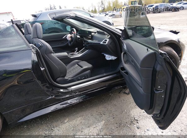 WBS43BA00SCS33020 2025 BMW M4 Black Вид салону спереду