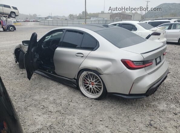WBS63AY01RFP82744 2024 BMW M3 Серебряный Задняя левая четверть
