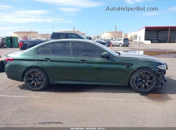 WBS83CH07MCG44403 2021 BMW M5 Green Սալոնի 360 աստիճան տեսք