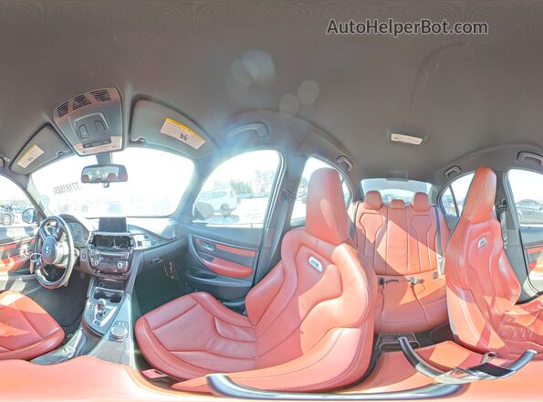 WBS8M9C52GP967089 2016 BMW M3 Blue 360 interior view