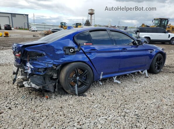 WBSJF0C50KB446921 2019 BMW M5 Синий Задняя правая четверть